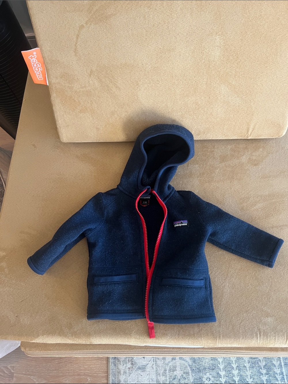Patagonia Navy Baby Fleece 3-6 months